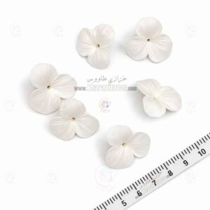 گل خمیری 3 پر بزرگ ( سفید )