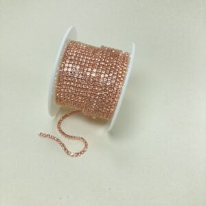 نگین متری سایز 6 پایه هم رنگ ( هلویی )