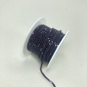 نگین متری سایز 6 پایه هم رنگ ( بادمجانی )