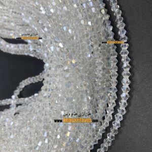 کریستال مخروطی سایز 4 ( شیشه ای هفت رنگ )