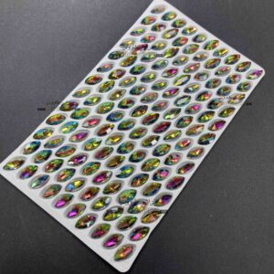 مارکیز چشمی سنگی 5 در 10 ( پر طاووسی ) ورق 130 عددی