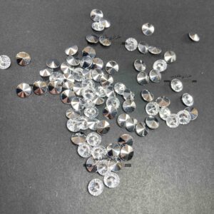 ریولی پلاستیکی سایز 8 ( نقره ای ) بسته 100 عددی