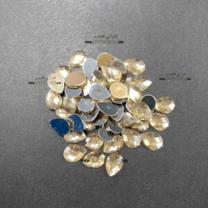 اشک پلاستیکی پشت صاف 10 در 14 (شامپاینی ) بسته 50 عددی