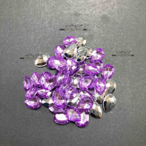 اشک پلاستیکی 10 در 14 ( یاسی ) بسته 50 عددی