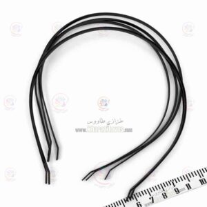 تل فلزی نیم سانتی مشکی