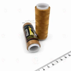 نخ ابریشم شماره 2 طاووس  ( شکلاتی )