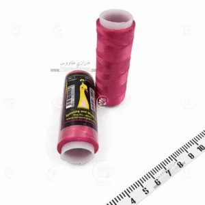 نخ ابریشم شماره 2 طاووس ( سرخابی )