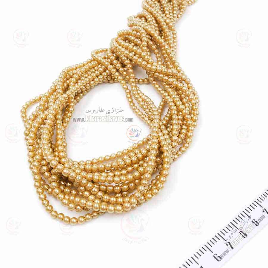 مروارید سنگی ( بژ ) سایز 4