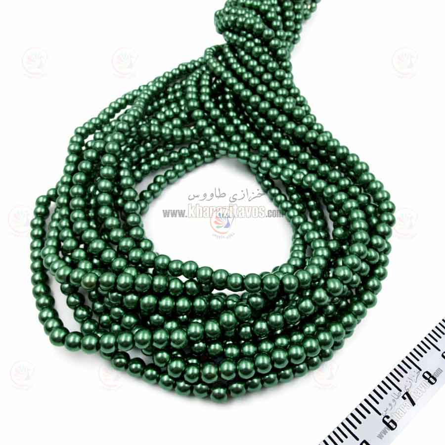 مروارید سنگی ( سبز کد 12 ) سایز 6