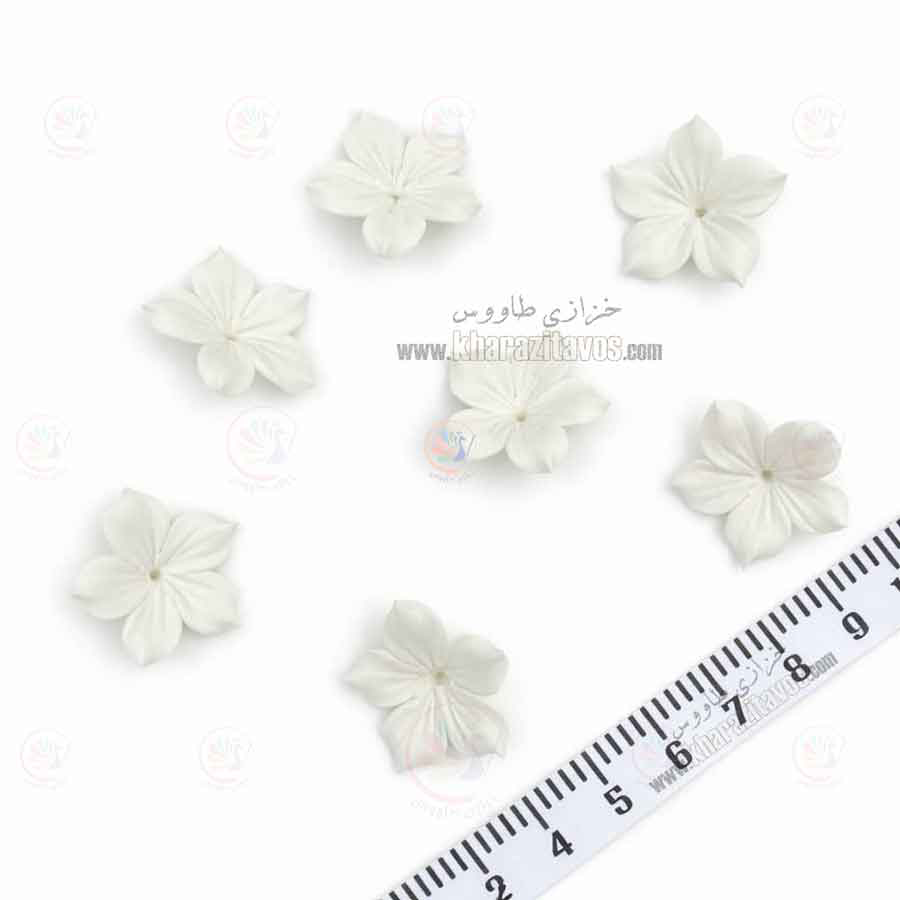 گل خمیری 5 پر متوسط ( سفید )