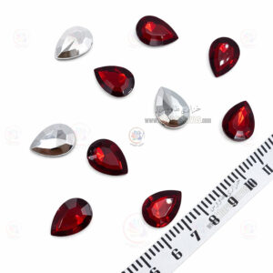 اشک پلاستیکی 13 در 18 ( زرشکی ) بسته 40 عددی