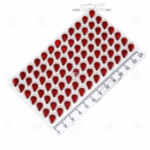 مارکیز اشکی سنگی 6 در 10 ( قرمز ) ورق 84 عددی
