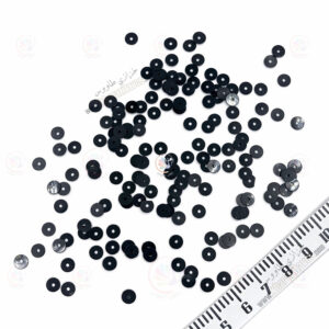 پولک تخت 5 میل بسته 10 گرمی ( مشکی )