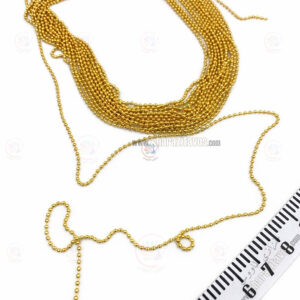 زنجیر ساچمه ای طلایی ( بسته 5 متری )