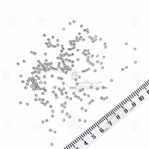 استاپر سایز 2/5 ( نقره ای )  بسته 200 عددی