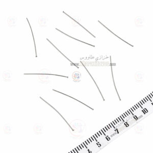 میخ نه صاف استیل ( نقره ای ) بسته 10 عددی